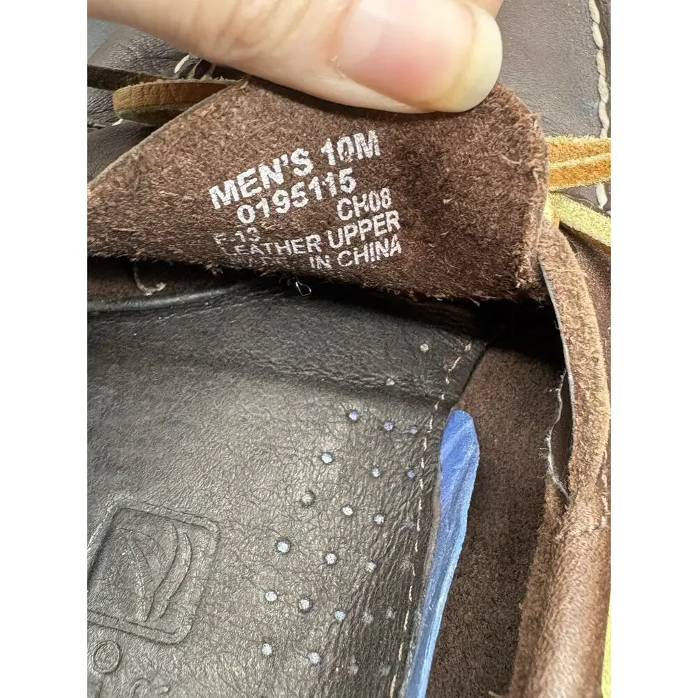 Sperry Authentic Original 2 Eye Boat Shoes Brown Leather Men’s Size 10 0195115